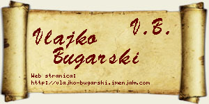 Vlajko Bugarski vizit kartica